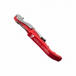 The Belgravia 3-in-1 Wine Opener - Red with Logo
