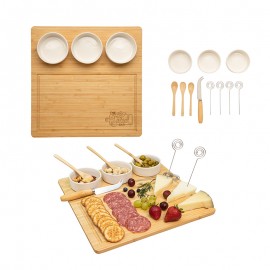 Vermont 12-Piece Cheese Set with Logo