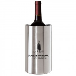 Personalized Stainless Steel 1-Bottle Wine Chiller