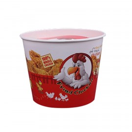 150oz Chicken Bucket with Logo  150oz Chicken Bucket with Logo