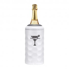 1-Bottle Stainless Steel Ridge Chiller (Vacuum-Insulated) with Logo  1-Bottle Stainless Steel Ridge Chiller (Vacuum-Insulated) with Logo