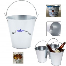 Customizes 5Qt Galvanized Ice Buckets Metal Party Insulated Cooler  Customizes 5Qt Galvanized Ice Buckets Metal Party Insulated Cooler
