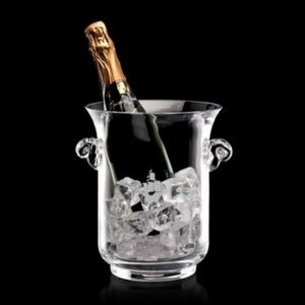 Lyndhurst Champagne Bucket -10" Crystalline Logo Branded Lyndhurst Champagne Bucket -10" Crystalline Logo Branded