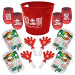 Party Bucket For Four Logo Branded