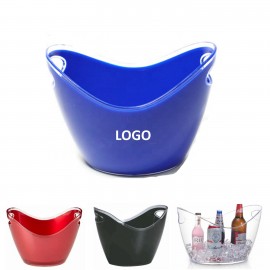 Oval Ice Bucket with Logo
