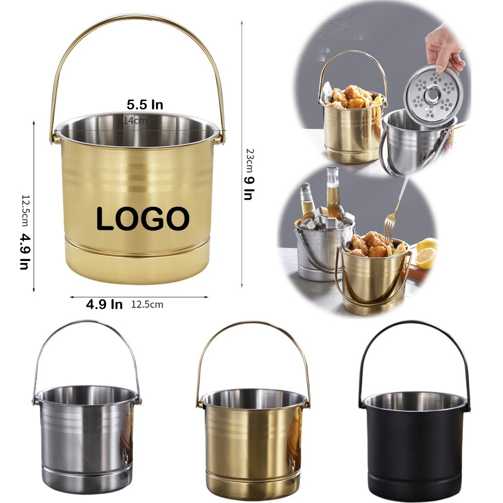 Personalized Stainless Steel Ice Bucket Personalized Stainless Steel Ice Bucket