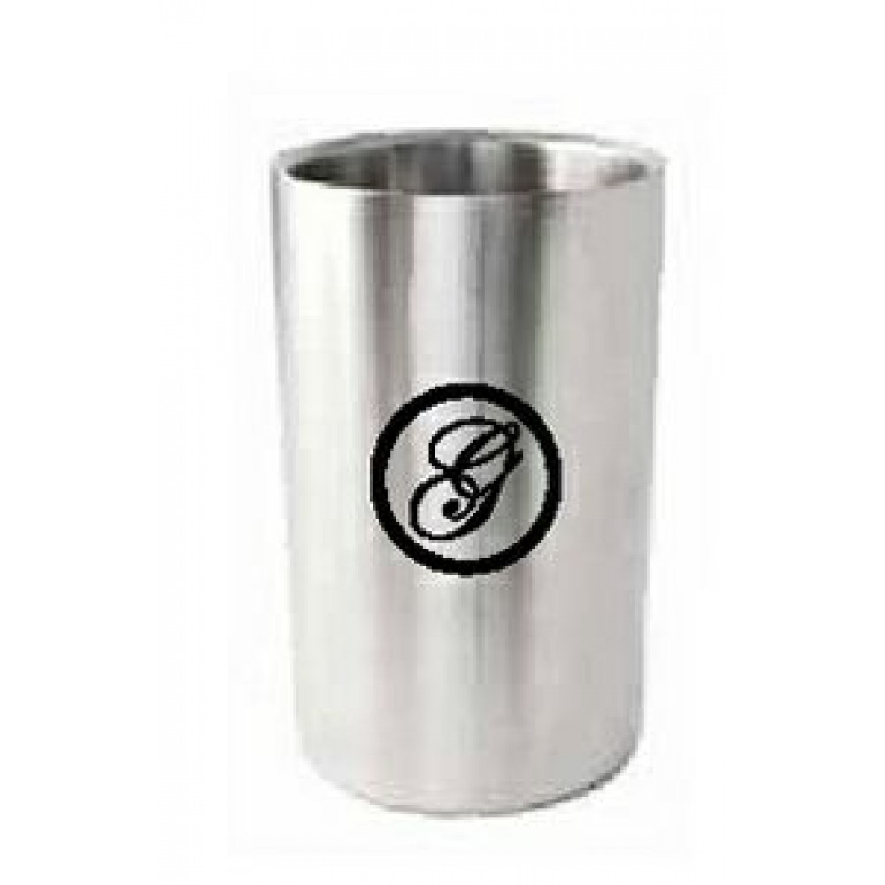 Logo Branded Stainless Steel Wine Chiller Logo Branded Stainless Steel Wine Chiller