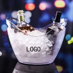 280 Oz Oval Ice Bucket with Logo