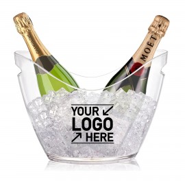 Personalized Clear Acrylic 3.5 Liter Ice Buckets  Personalized Clear Acrylic 3.5 Liter Ice Buckets