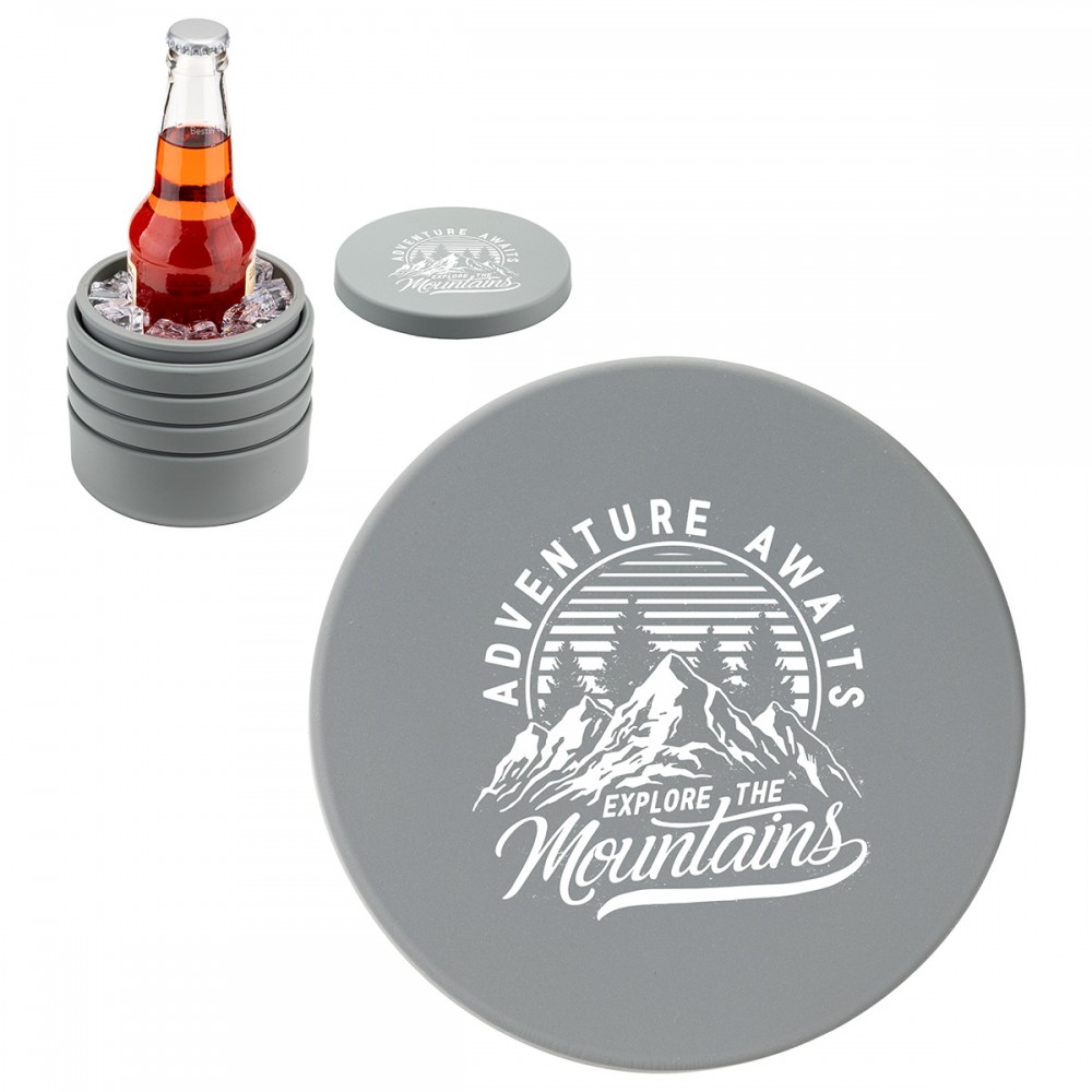 Personalized Collapsible Wine Cooler & Ice Bucket Personalized Collapsible Wine Cooler & Ice Bucket