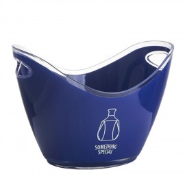 Ice Bucket Acrylic Bucket Beverage Bucket for Beer Drink Cooler Party Bucket with Logo