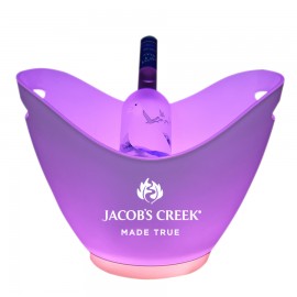 Custom Logo LED Ice Bucket with Logo  Custom Logo LED Ice Bucket with Logo