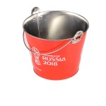 Galvanized Metal Ice Bucket Pails for Beer Drinks and Party Decorations with Logo