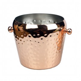 Logo Branded Copper Ice Bucket