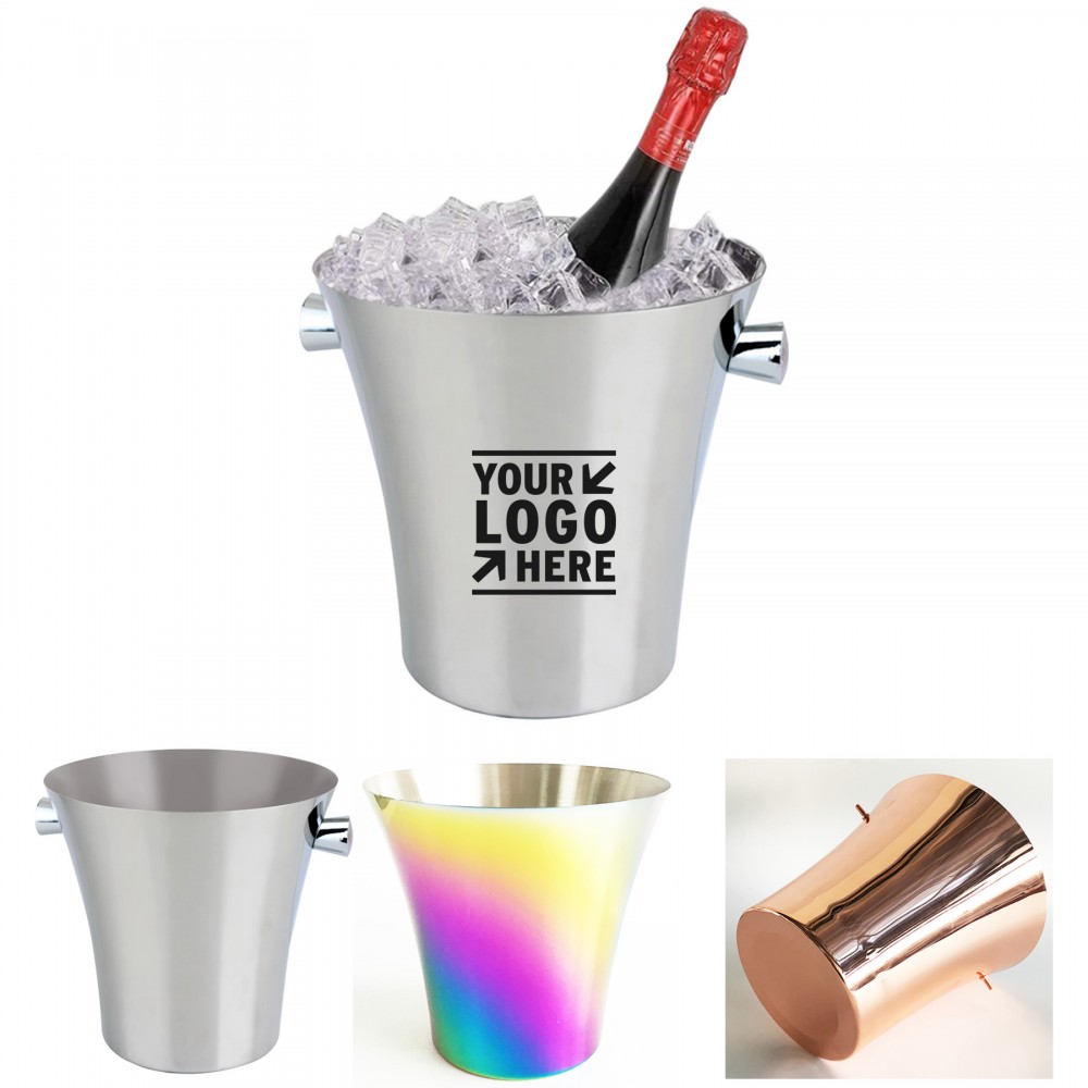 3L Wine Ice Bucket with Handle with Logo