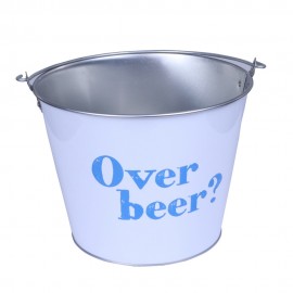 Galvanized Ice Bucket with Logo  Galvanized Ice Bucket with Logo