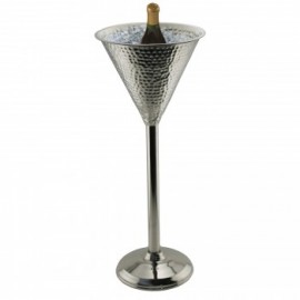 Extra Tall Stainless Steel Cooler & Stand with Logo