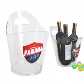 Slope Wine Bucket W/Single Handle/5L with Logo