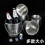 2L Metal Ice Bucket Pails with Logo