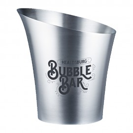 Small Flare Metal Ice Bucket with Logo