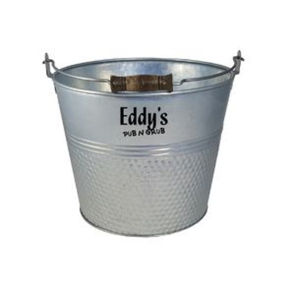 BREKX Alehouse 5-Quart Galvanized Bucket - CLOSEOUT Custom Imprinted BREKX Alehouse 5-Quart Galvanized Bucket - CLOSEOUT Custom Imprinted