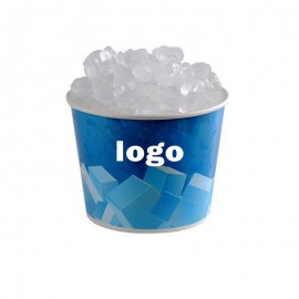Logo Branded Custom 150oz Paper Ice Bucket  Logo Branded Custom 150oz Paper Ice Bucket