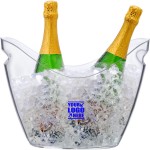 Custom 4L Clear Acrylic Champagne Ice Bucket