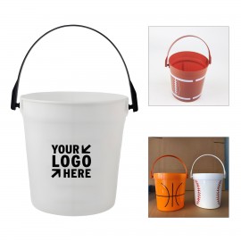 32 Oz. Plastic Ice Bucket with Logo  32 Oz. Plastic Ice Bucket with Logo