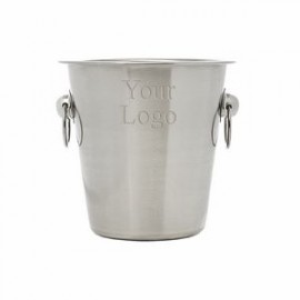 Promotional Half-Bottle Brushed Stainless Steel Wine Cooler  Promotional Half-Bottle Brushed Stainless Steel Wine Cooler