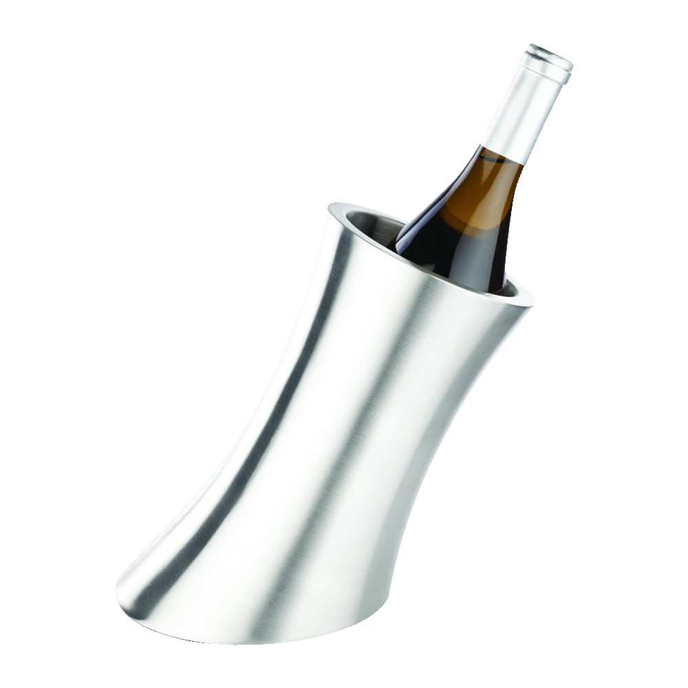 Logo Branded Elegant Stainless Steel 1 Bottle Wine Chiller