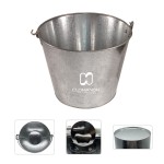 Personalized 5 Quart Galvanized Metal Bucket