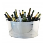 14 Bottle Vintage Stainless Steel Tub with Logo