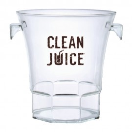 2-Handle Edge Wine Bucket with Logo  2-Handle Edge Wine Bucket with Logo