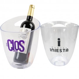 Logo Branded Custom Single Handle Plastic Ice Bucket/3.3L