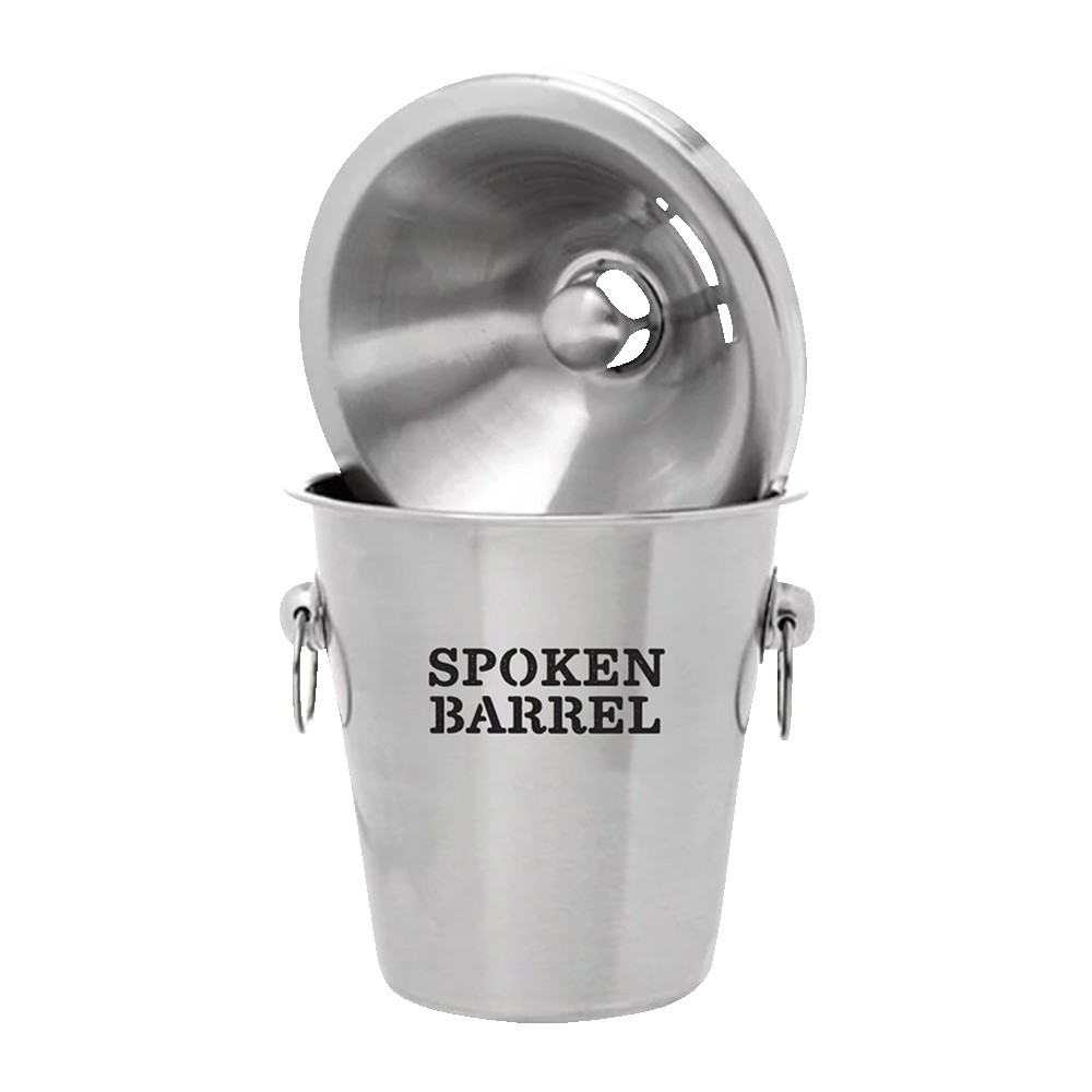 Personalized Stainless Steel Wine Spittoon