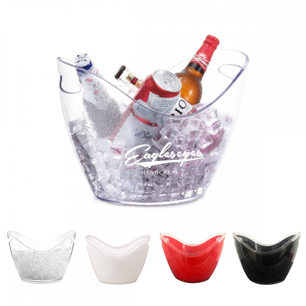 Personalized 8L Plastic Wine Buckets Beer Coolers
