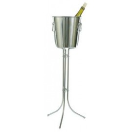 Ideal Stainless Steel Wine Bucket & Stand with Logo