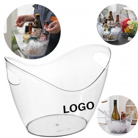 Promotional 4L Clear Acrylic Beverage Chilling Bucket  Promotional 4L Clear Acrylic Beverage Chilling Bucket