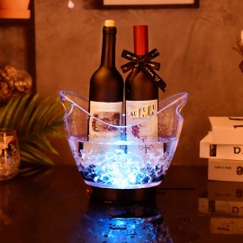 Personalized 4L Capacity LED Light Up Ice Bucket