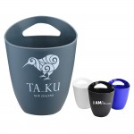 Single Tote Plastic Ice Bucket/3.3L with Logo