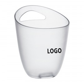 Personalized 3.2L Plastic Clear Ice Bucket with Handle  Personalized 3.2L Plastic Clear Ice Bucket with Handle