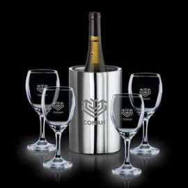 Jacobs Wine Cooler & 4 Carberry Wine with Logo