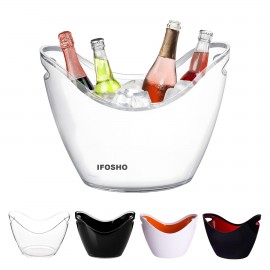 8 Liter Wine and Champagne Bucket Ice Beverage Tub Indoor Outdoor Party Drink with Logo