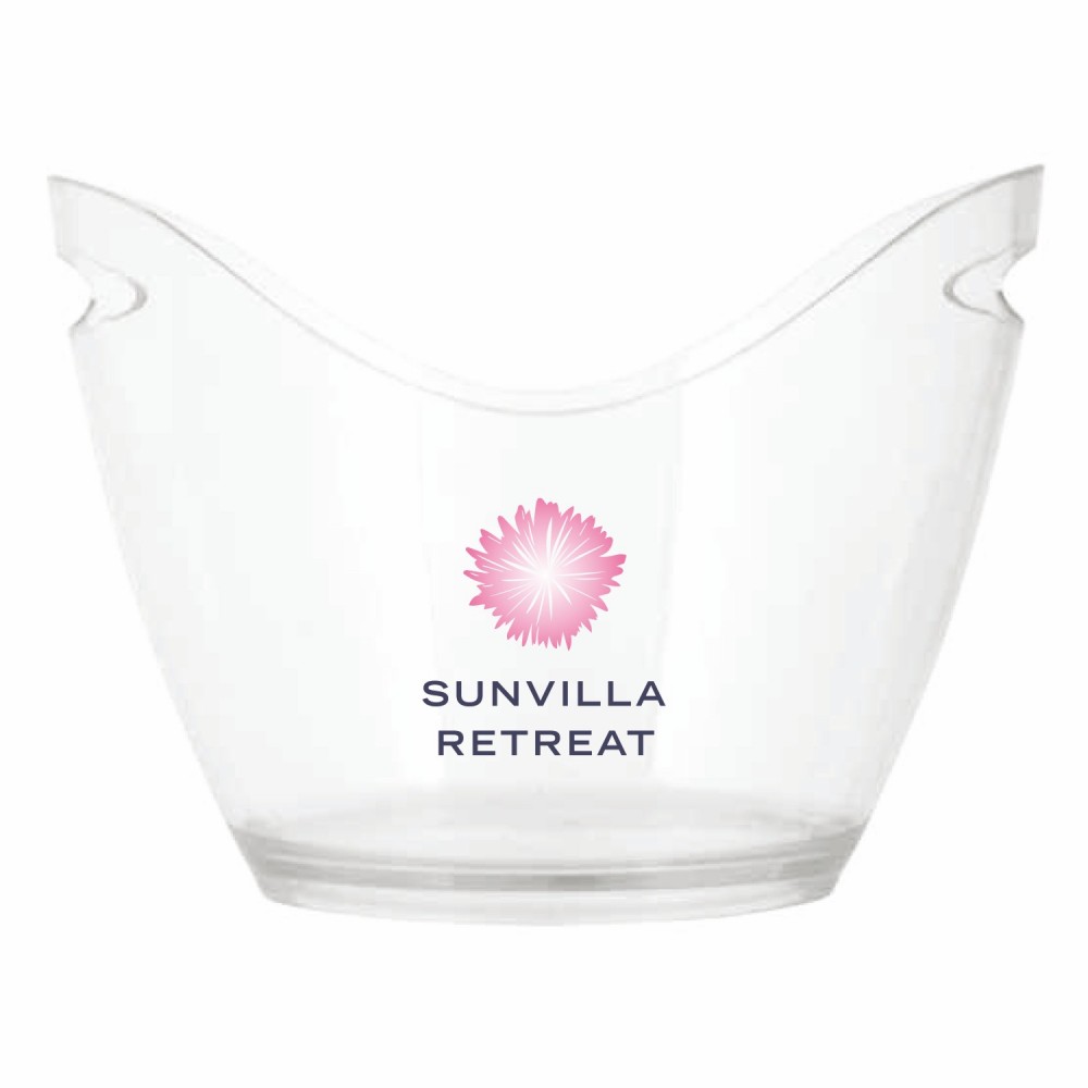 True Chill Modern Ice Bucket with Logo True Chill Modern Ice Bucket with Logo