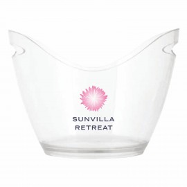 True Chill Modern Ice Bucket with Logo