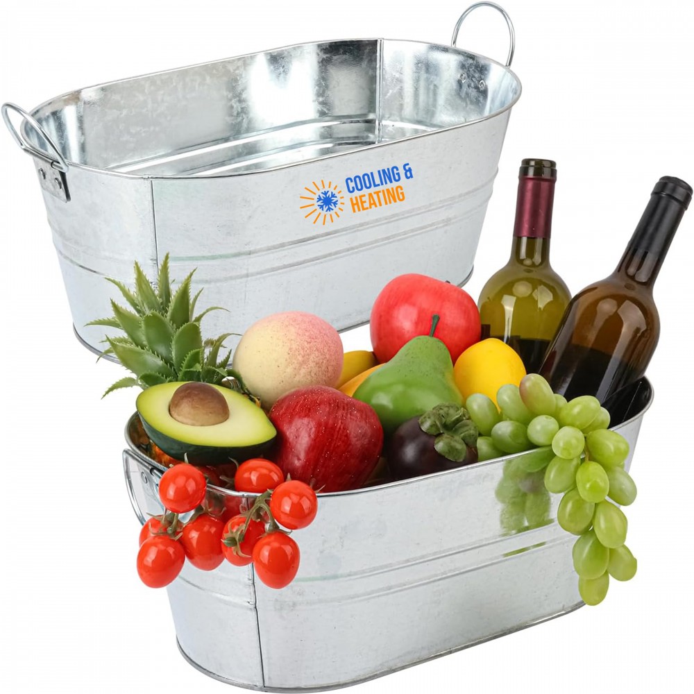 Promotional Galvanized Beverage Ice Bucket