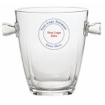 Crystal-Replica Clear Acrylic Wine Cooler with Logo