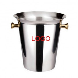 Personalized 10 Pints/ 5L Double Wall Stainless Steel Ice Bucket with Handle Household Cooler Bucket(1-2 Bottle)  Personalized 10 Pints/ 5L Double Wall Stainless Steel Ice Bucket with Handle Household Cooler Bucket(1-2 Bottle)