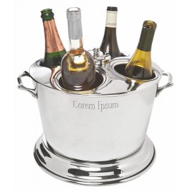 Logo Branded Royal Double-Wall Four Bottle Cooler  Logo Branded Royal Double-Wall Four Bottle Cooler