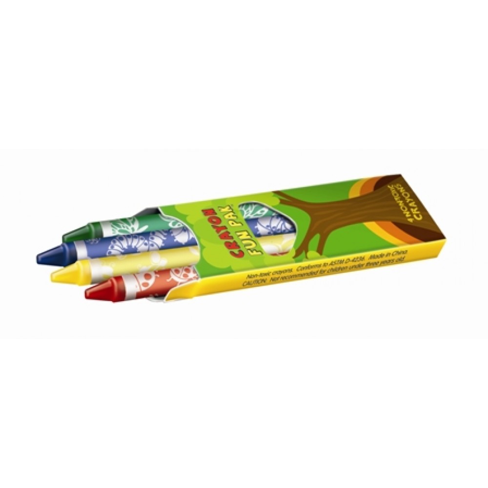 Custom Printed Crayons - Fun Pak Custom Printed Crayons - Fun Pak